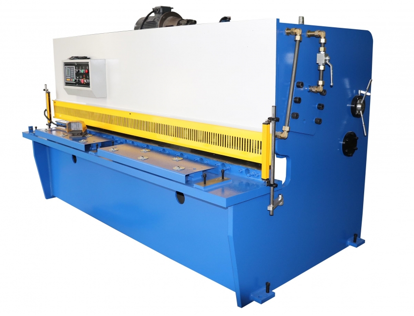 QC12Y-10x2500 hydraulic swing beam shearing machine